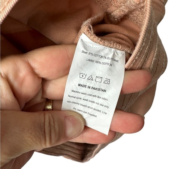 NWT Marie Oliver Pink Conch Shell Neelie Denim Button-Front Ruffle Dress - Picture 9 of 11